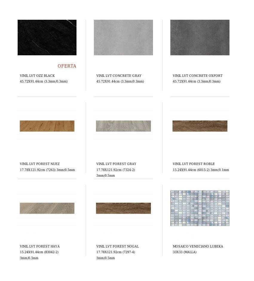 Vinil Lvt Ozz Black 45.72X91.44Cm (3.3Mm/0.3Mm) — Pisos · Distribuidora CJC