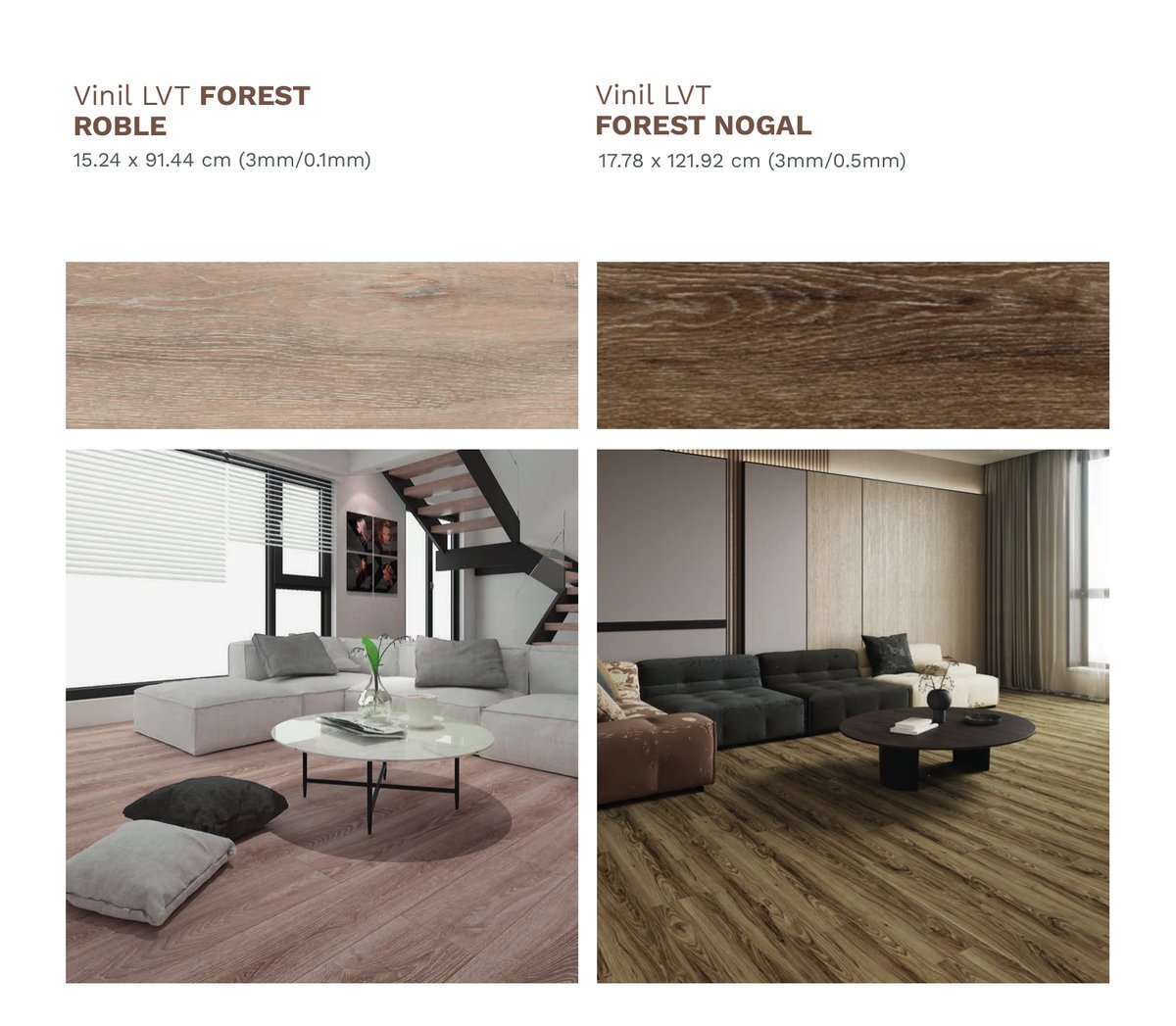 Vinil LVT FOREST ROBLE — Pisos · Distribuidora CJC