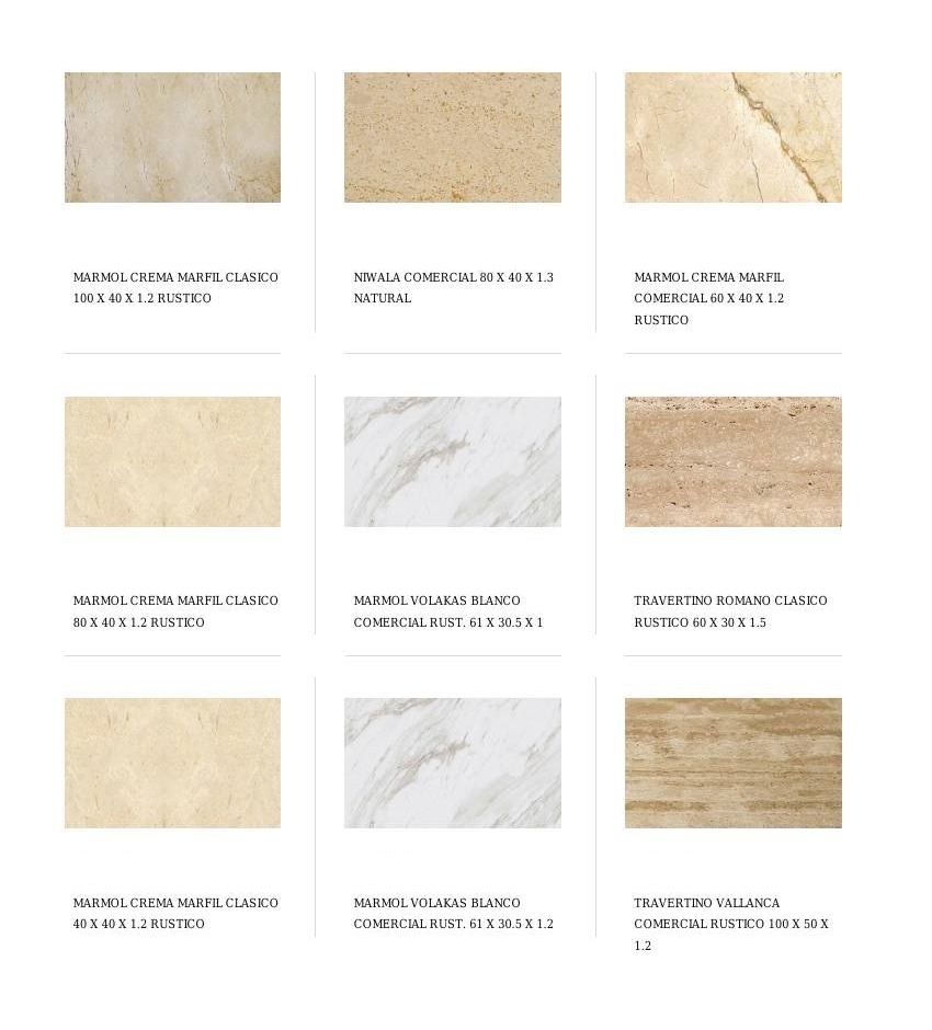 Marmol Crema Marfil Clasico 100 X 40 X 1.2 Rustico — Porcelanatos · Distribuidora CJC